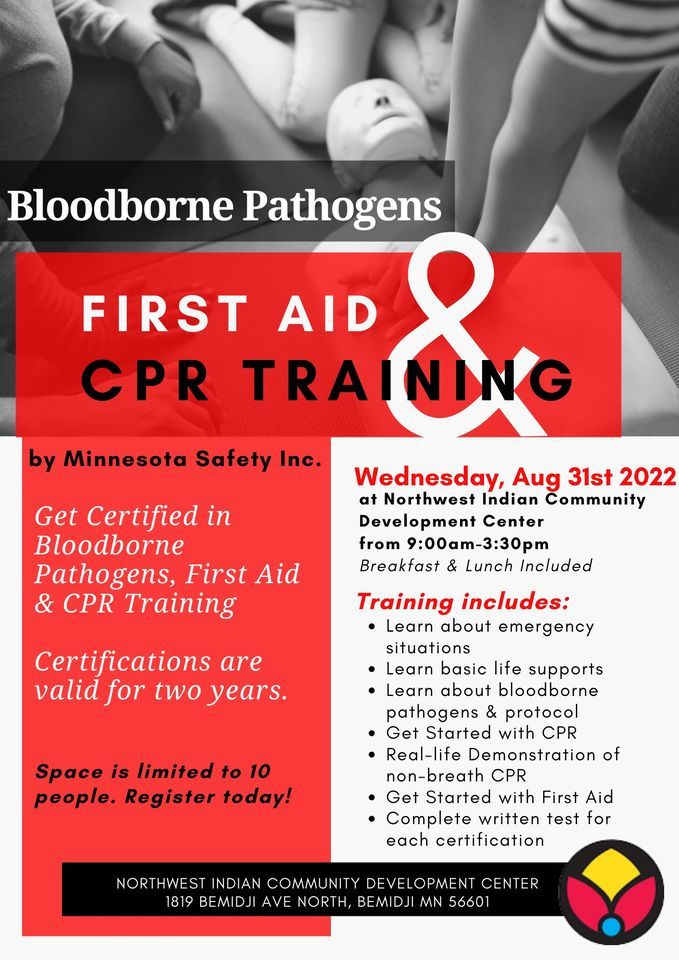 Bloodborne Pathogens, First Aid & CPR Training, Northwest Indian