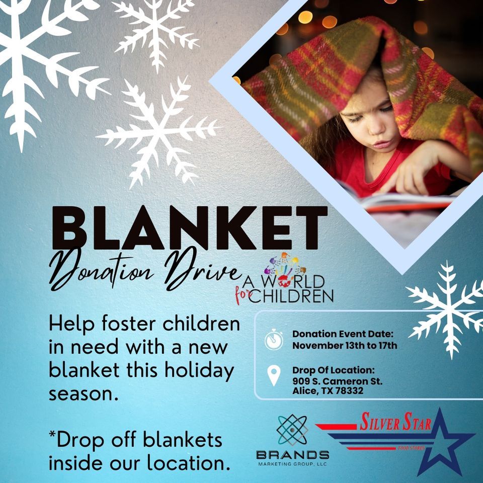 Blanket Donation Drive, Silver Star Food Stores, Alice, November 13 to