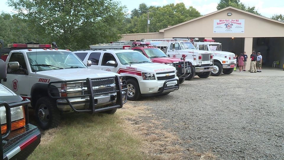 Potluck and Fire Trucks, The Porch Fort Smith, AR, 30 July 2023