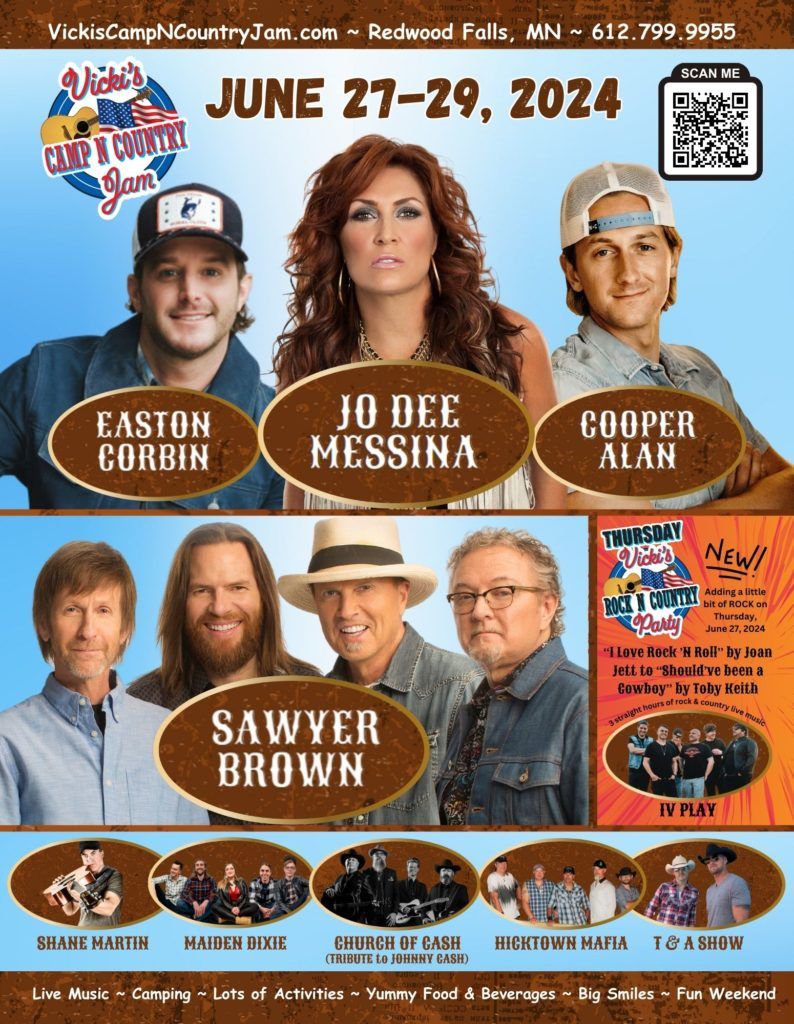 Vicki's Camp N Country Jam - Friday, 10 July | Event in Redwood Falls | AllEvents