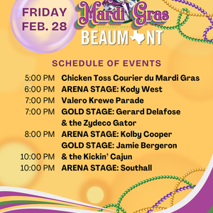 2026 Mardi Gras Southeast Texas - Saturday at Doggett Ford Park