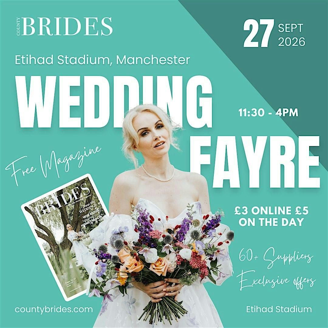 Etihad Stadium Wedding Fayre hosted by County Brides