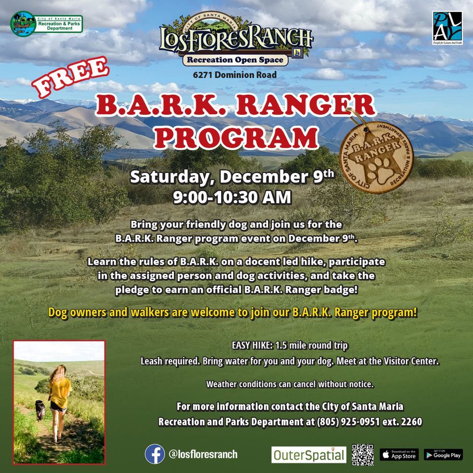 BARK Ranger Program, 6271 Dominion Rd, Santa Maria, CA 93454-9177 ...