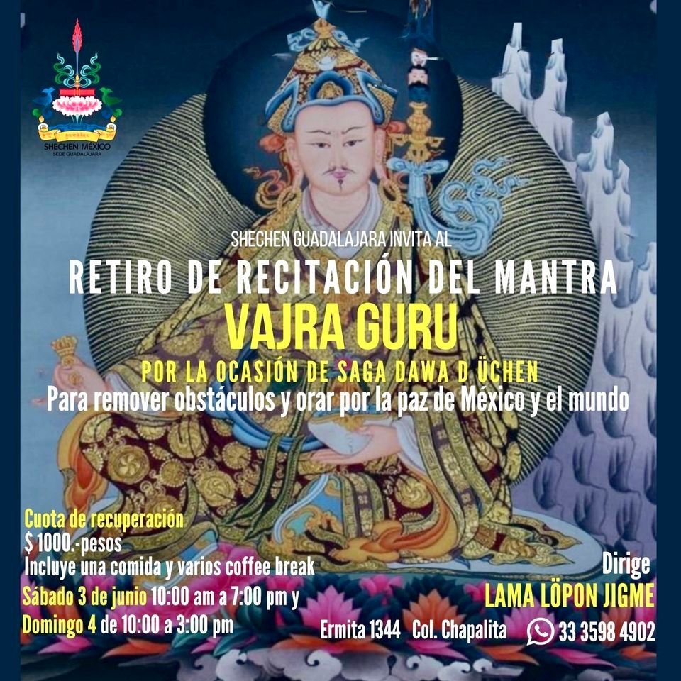 RETIRO URBANO DE RECITACION DEL MANTRA DE VAJRA GURU Shechen retiro-urbano-de-recitacion-del-mantra-de-vajra-guru-shechen