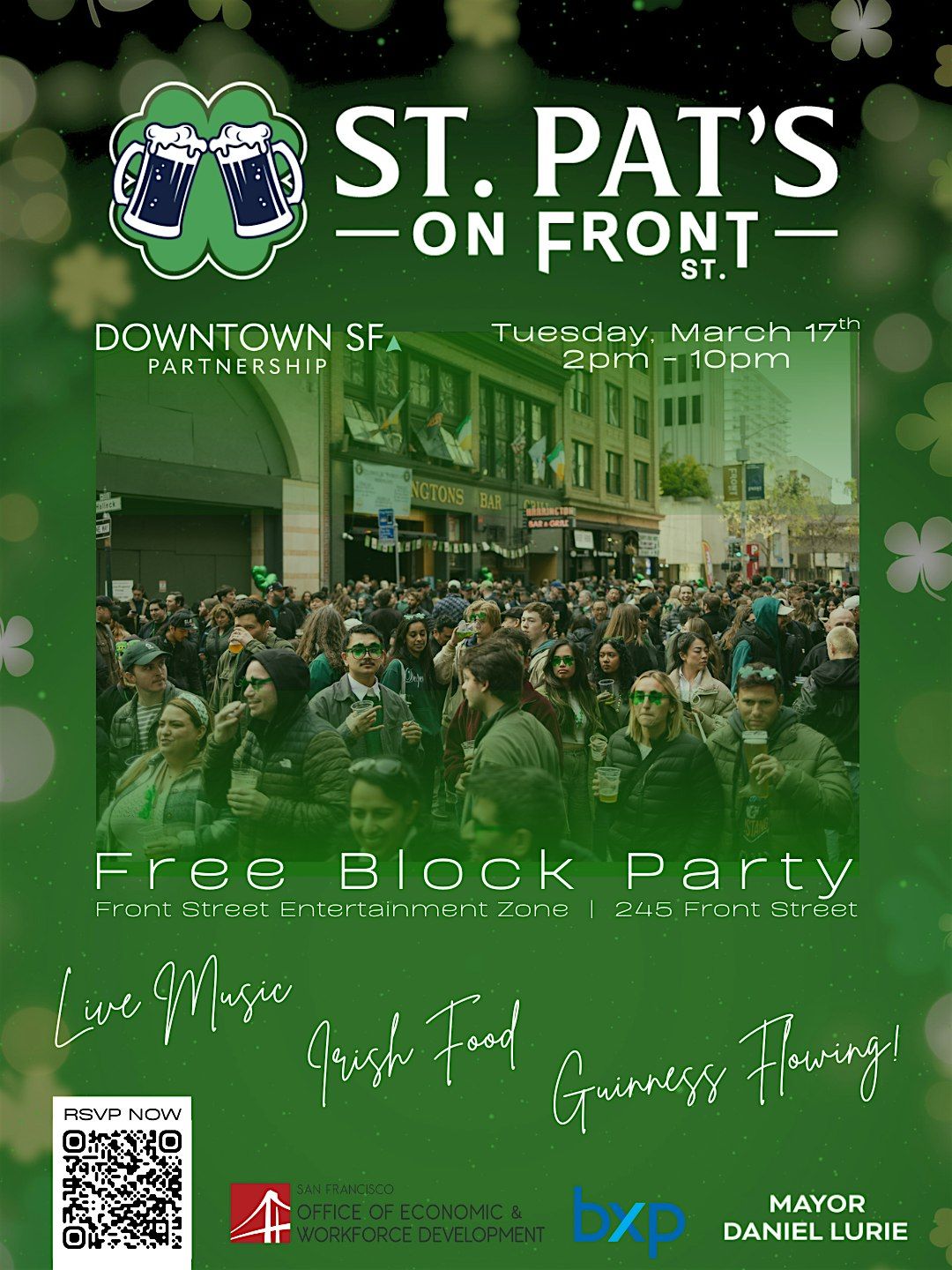 St. Pat's on Front Street *FREE* Block Party