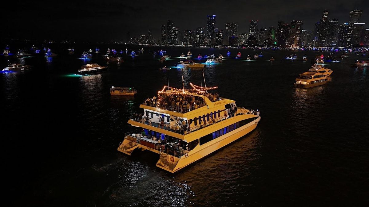 Miami NYE 2025 Fireworks Dinner Yacht Cruise – All-Inclusive!, 31 December | Event in Miami | AllEvents