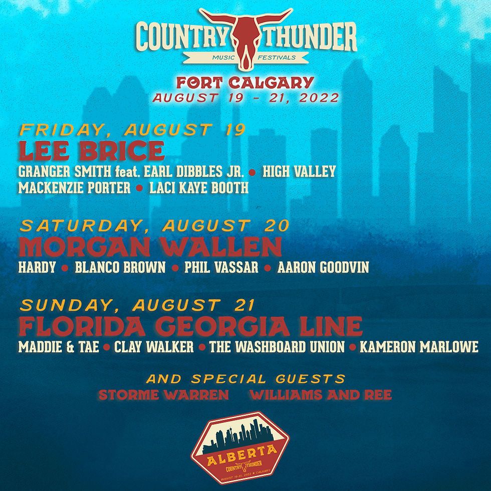 2025 Country Thunder Alberta - Friday | Event in Calgary | AllEvents