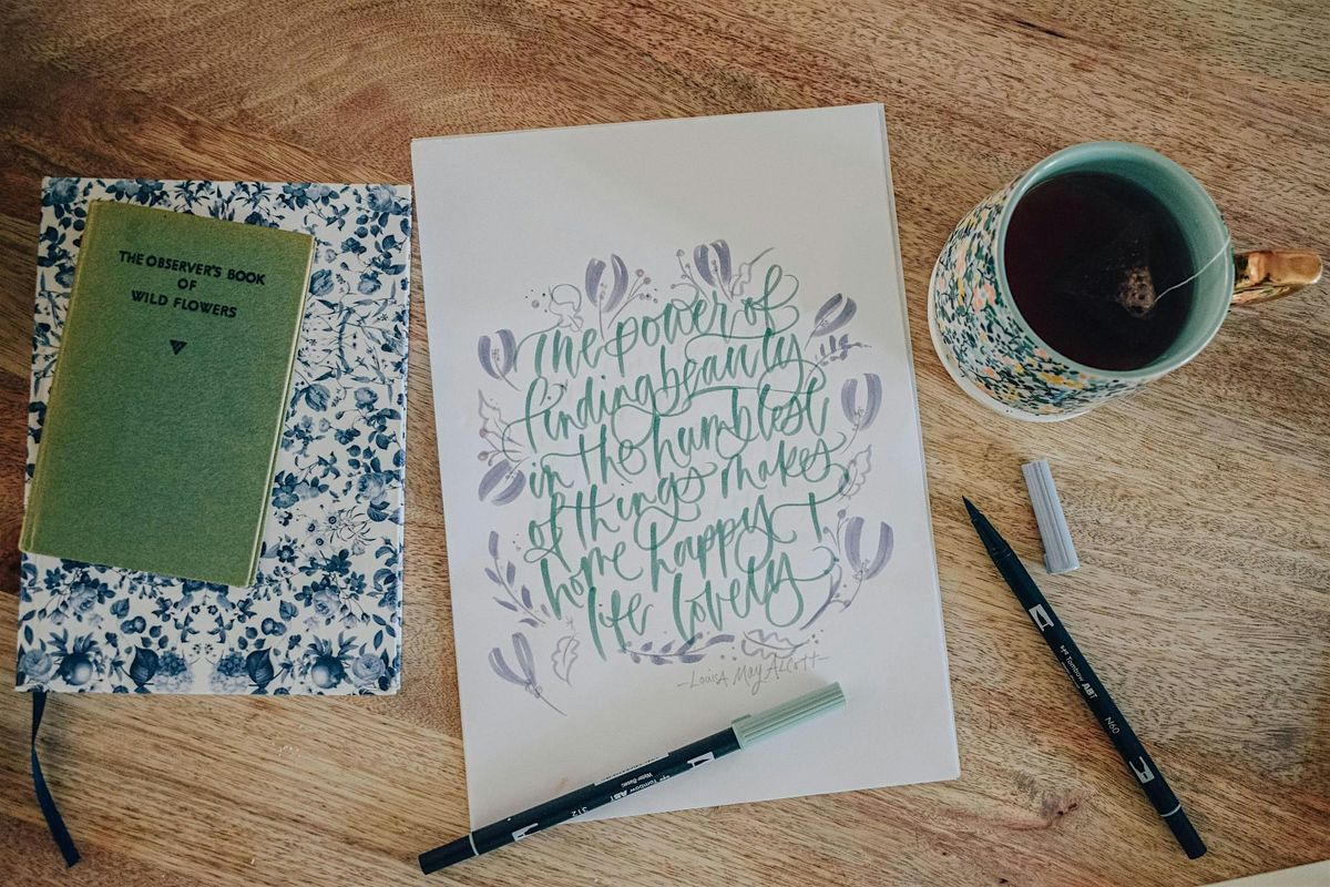 Brush Lettering Calligraphy Workshop, 1 February | Event in Bodmin | AllEvents