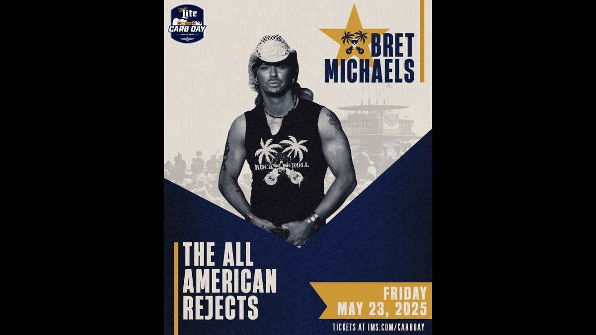 Indianapolis 500: Miller Lite Carb Day - Bret Michaels & The All American Rejects, 22 May | Event in Indianapolis