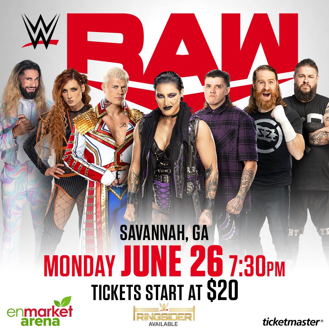 WWE Raw at Toyota Center - TX, 21 July | Event in Houston | AllEvents