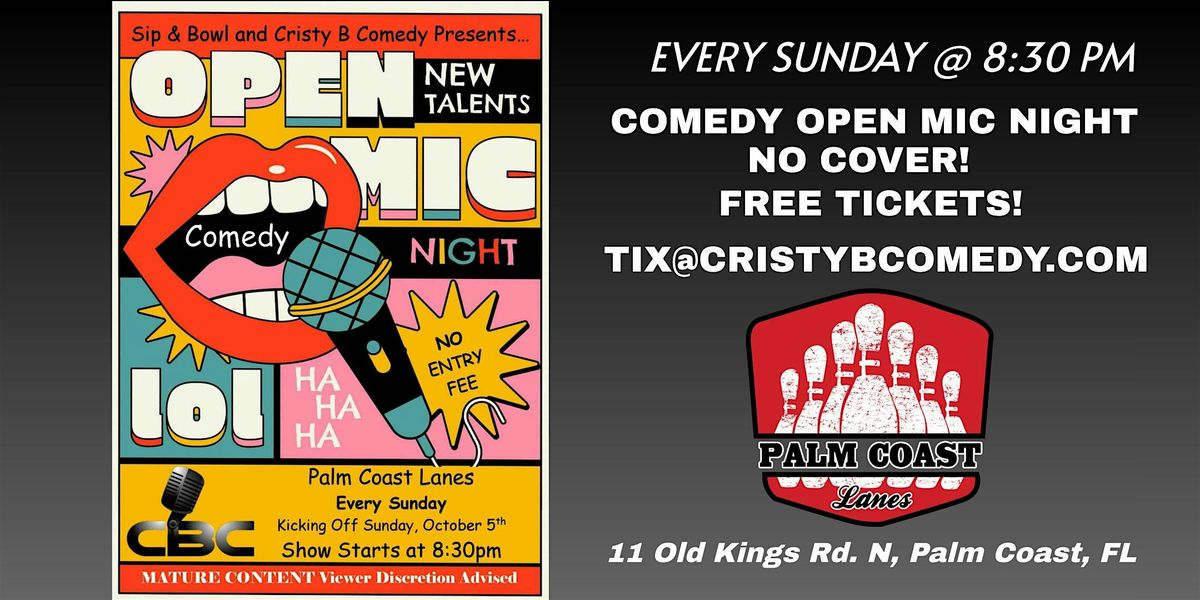 COMEDY OPEN MIC NIGHT!, 30 November | Event in Palm Coast | AllEvents