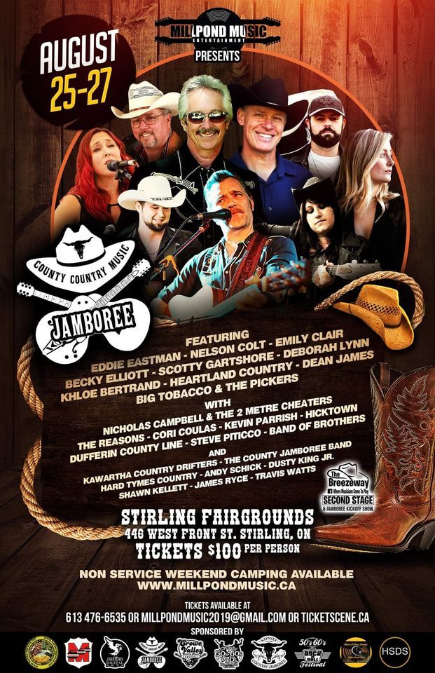 The 2022 County Country Music Jamboree, Stirling Fair grounds, Stirling