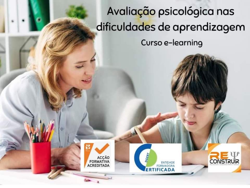 Curso E-learning de Avaliação Psicológica nas Dificuldades de Aprendizagem (Curso Breve) 21ª ed, 1 April