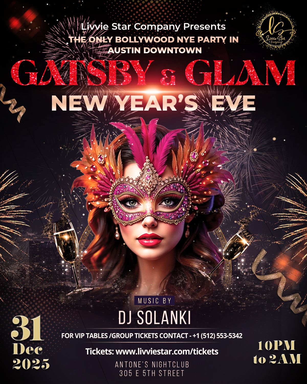 NYE Bash: Sam Riggs, 30 December | Event in Justin | AllEvents