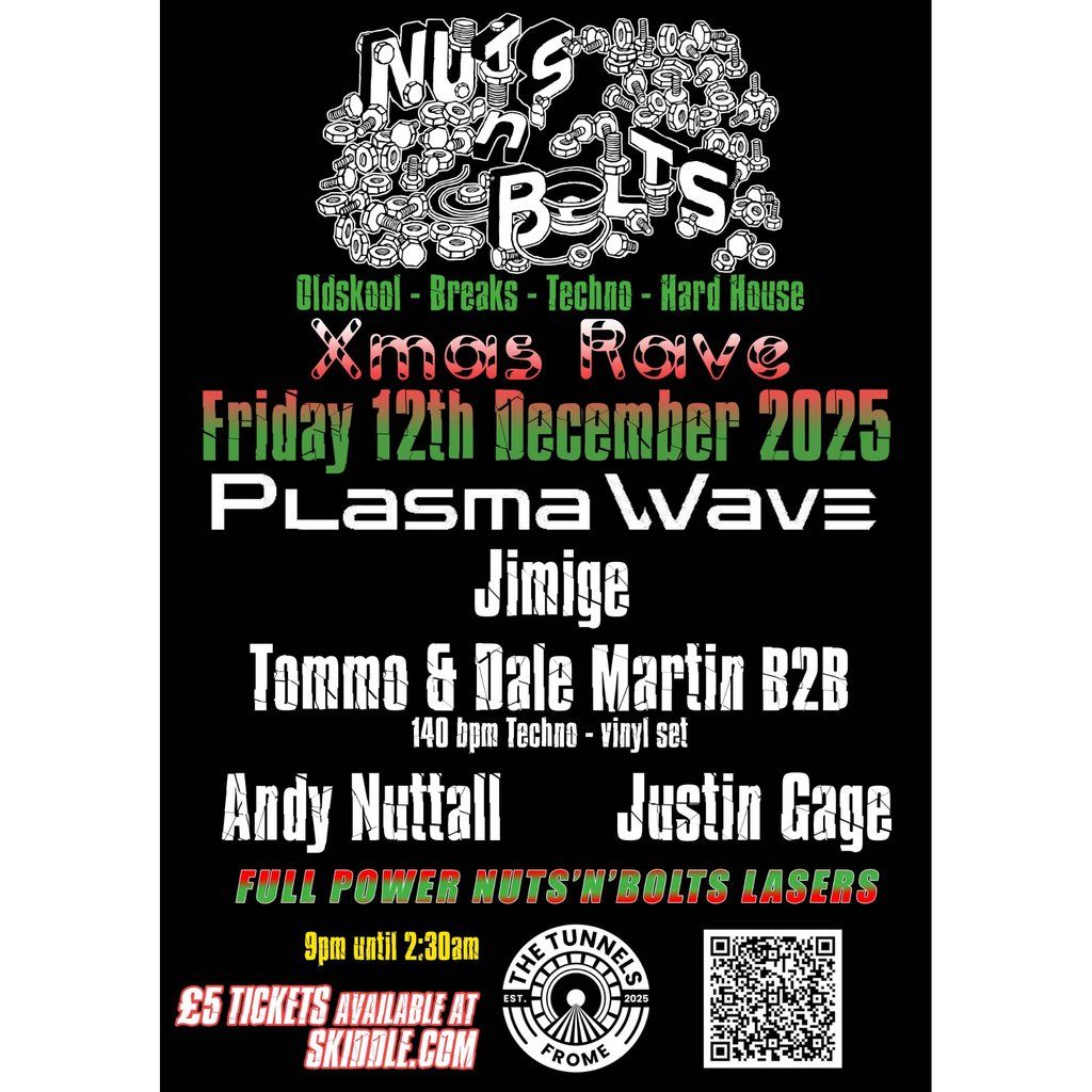 Nuts 'n Bolts Xmas Rave, 12 December | Event in Frome | AllEvents