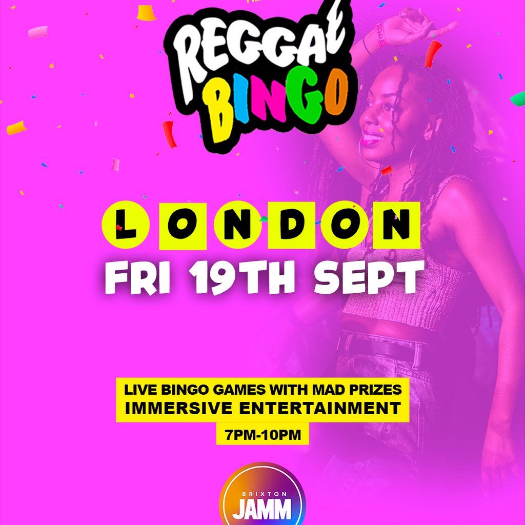 Reggae BINGO London - Fri 19th September, 19 September | Event in London | AllEvents