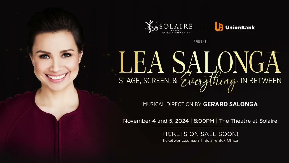 Lea Salonga - Stage, Screen and Everything In Between at UMass Amherst Fine Arts Center, 4 December | AllEvents