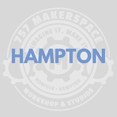 757 Makerspace | Hampton! logo
