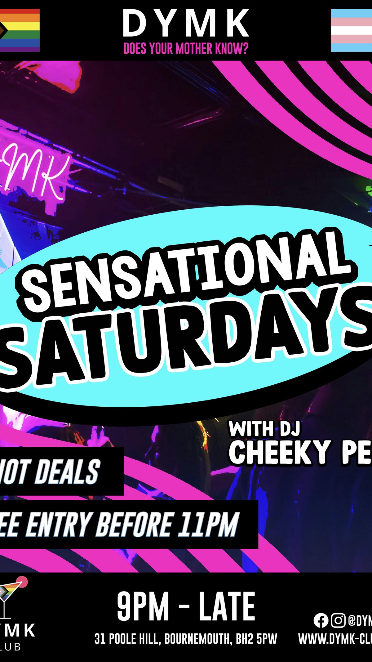 SENSATIONAL  SATURDAYS - DYMK Nightclub - OPEN TILL 3AM!, 27 September | Event in Bournemouth | AllEvents