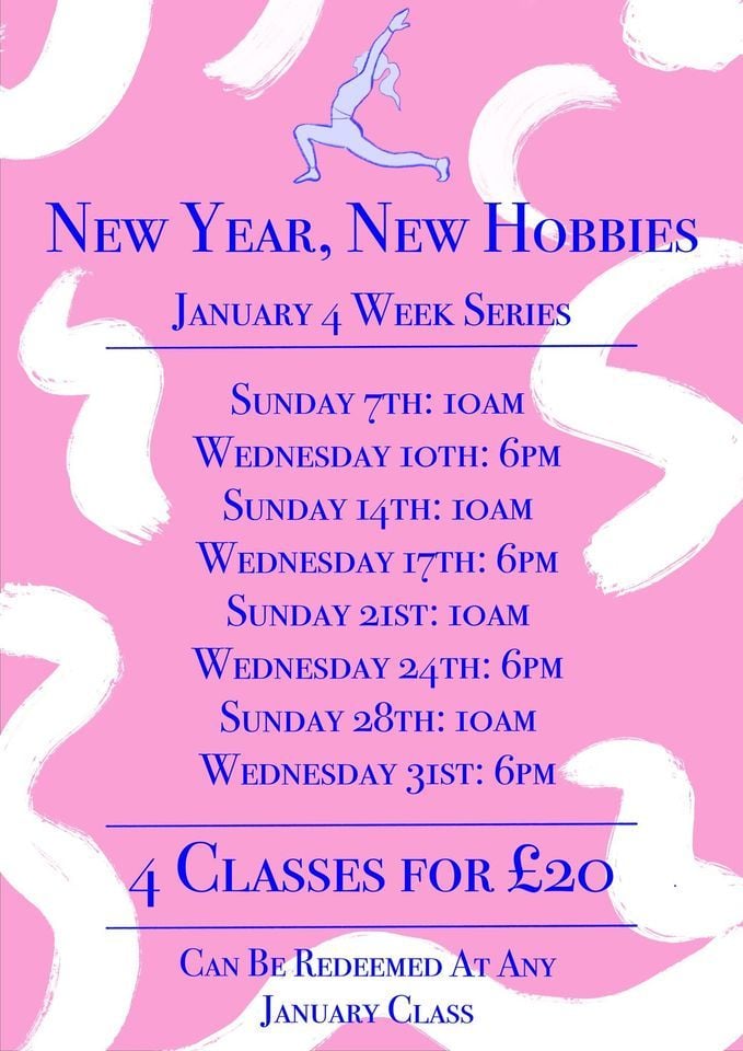 Beginner Friendly YogaNew Year Series and SocialsRoot Chakra Week