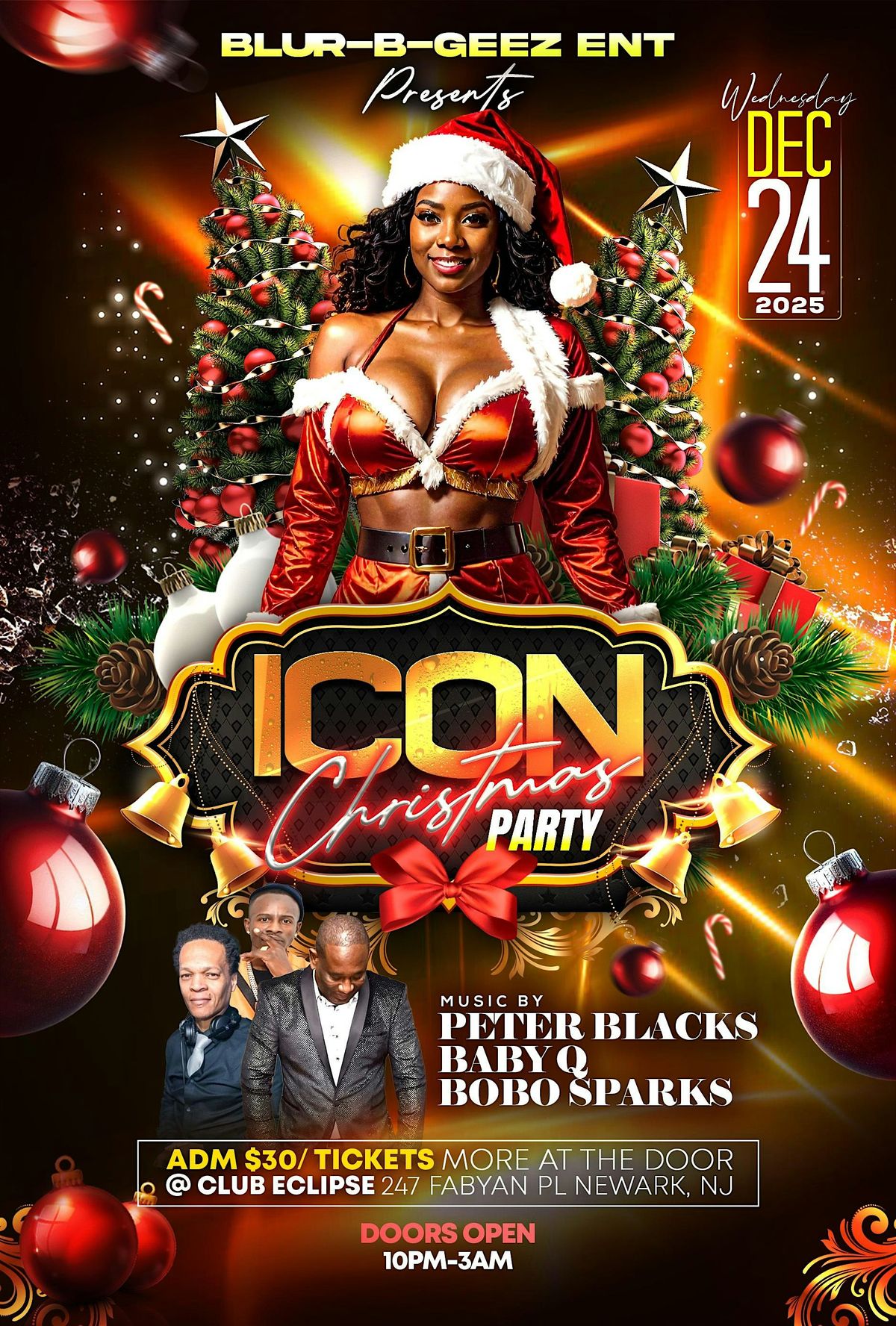 ICON CHRISTMAS PARTY, 24 December | Event in Newark | AllEvents