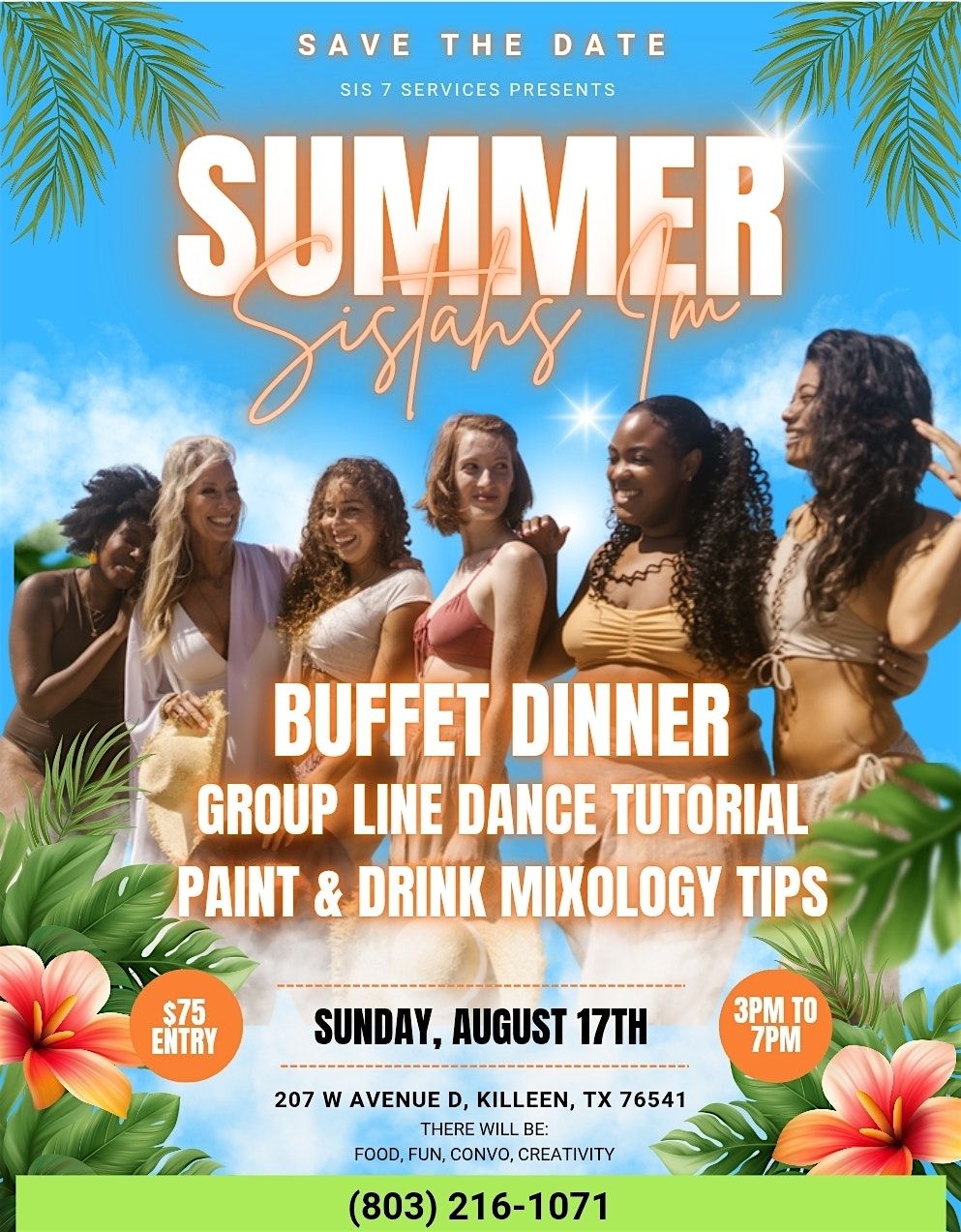 Sistahs In Summer, 17 August | Event in Killeen | AllEvents