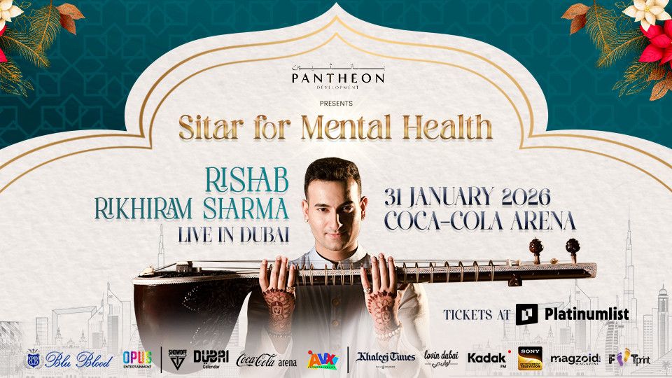 Sitar For Mental Health - Rishab Rikhiram Sharma, 31 January | Event in Dubai | AllEvents