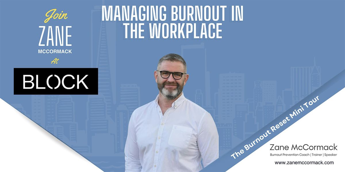 Managing Burnout in the Workplace - BLOCK Plymouth, 2 December | Event in Plymouth | AllEvents
