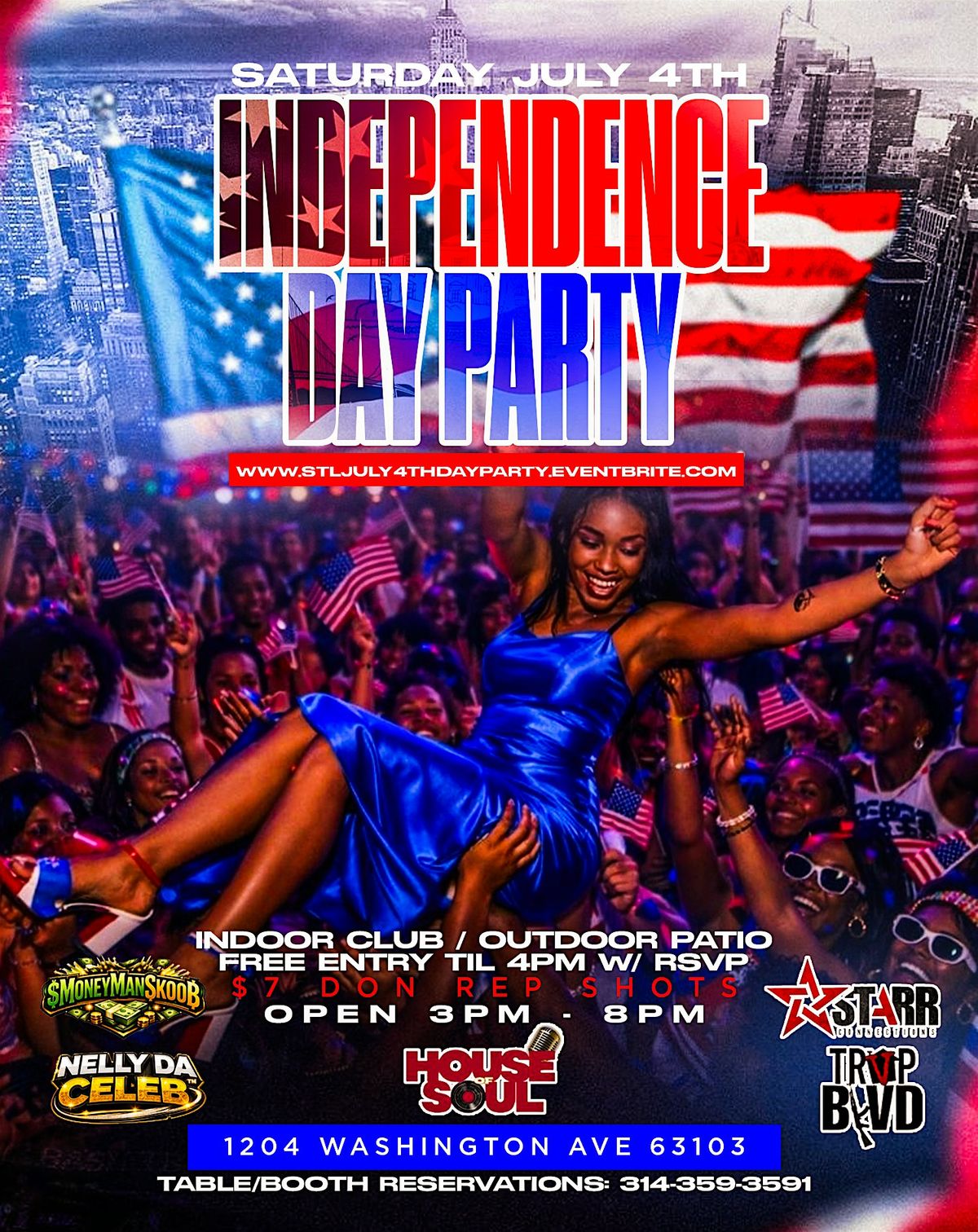 JULY 4TH DAY PARTY  @ HOUSE OF SOUL