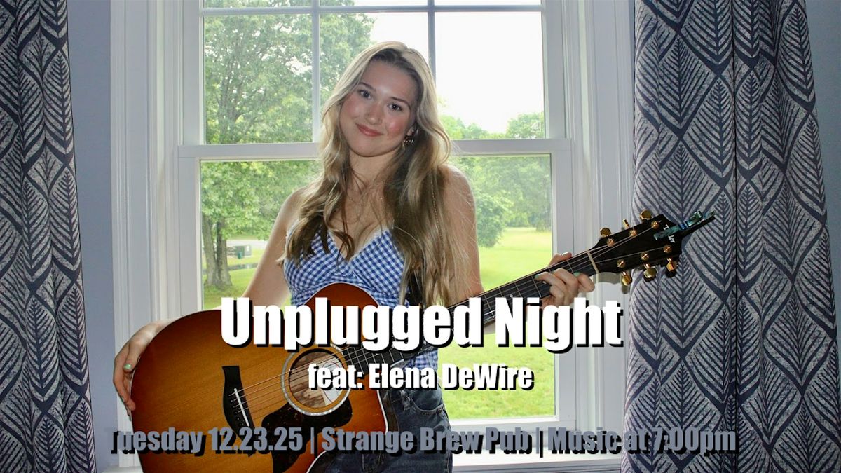 Unplugged Open Mic feat: Elena DeWire, 23 December | Event in Norwich | AllEvents