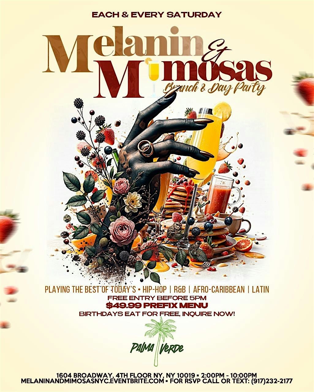 Melanin And Mimosas Brunch &  Day Party At Palma Verde NYC | Event in New York | AllEvents