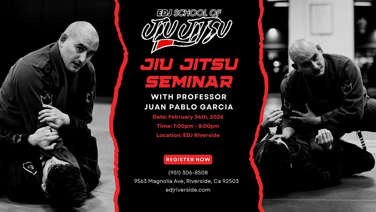 Annual Jiu Jitsu Seminar with Professor JP, 24 February | Event in Riverside | AllEvents