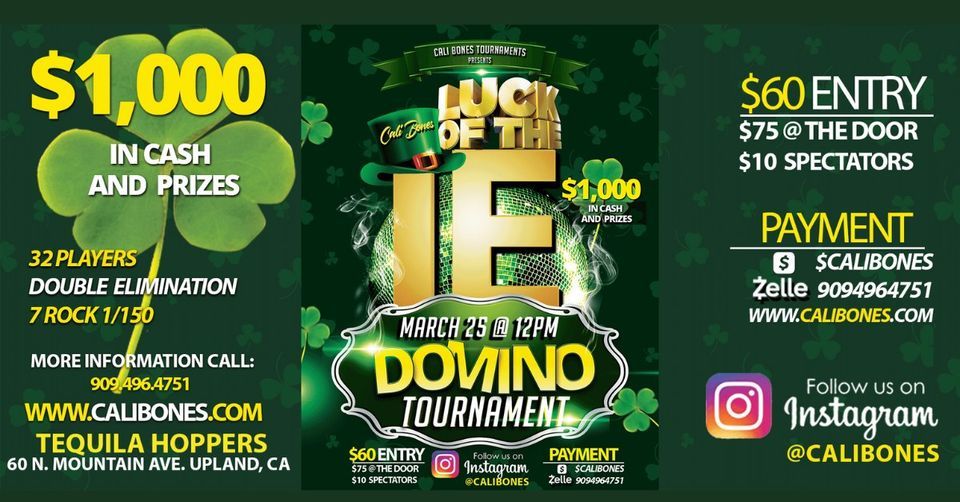 The Luck Of The IE Domino Tournament 2023, Tequila Hoppers Bar and