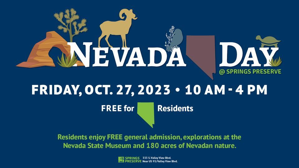 Nevada Day Celebration and Free Admission, Springs Preserve, Las Vegas