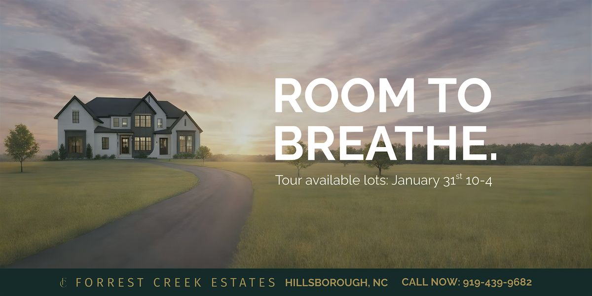 Explore Forrest Creek Estates | Free Coffee & Community Open House