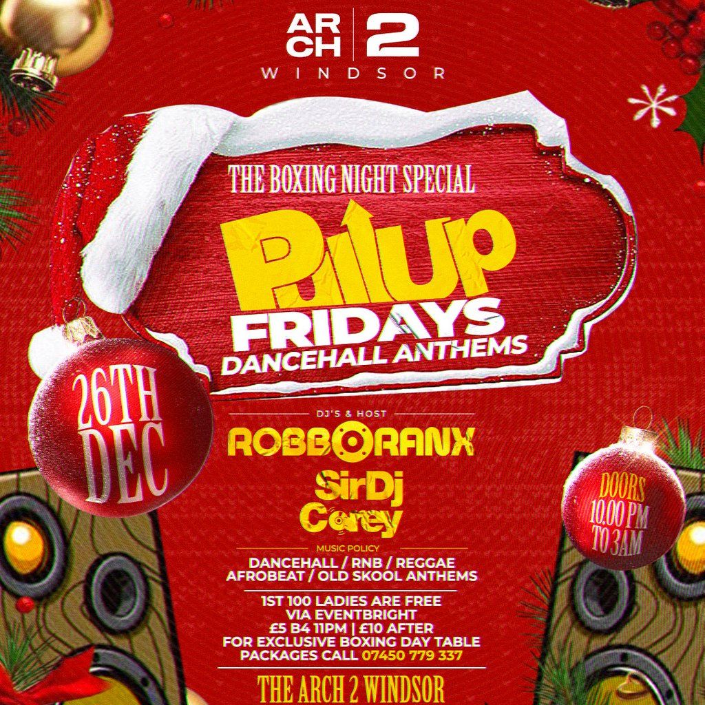 Pull Up Friday, 26 December | Event in Windsor | AllEvents