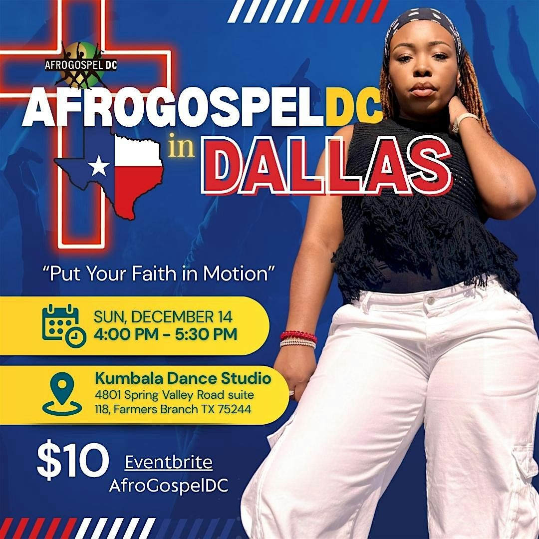 AfroGospel Dance Class DALLAS, 14 December | Event in Farmers Branch | AllEvents