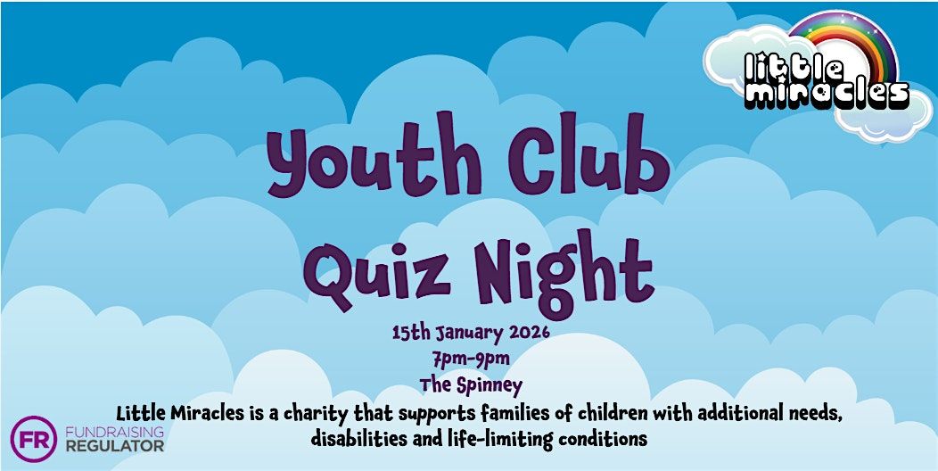 Youth Club Quiz Night, 15 January | Event in peterborough | AllEvents