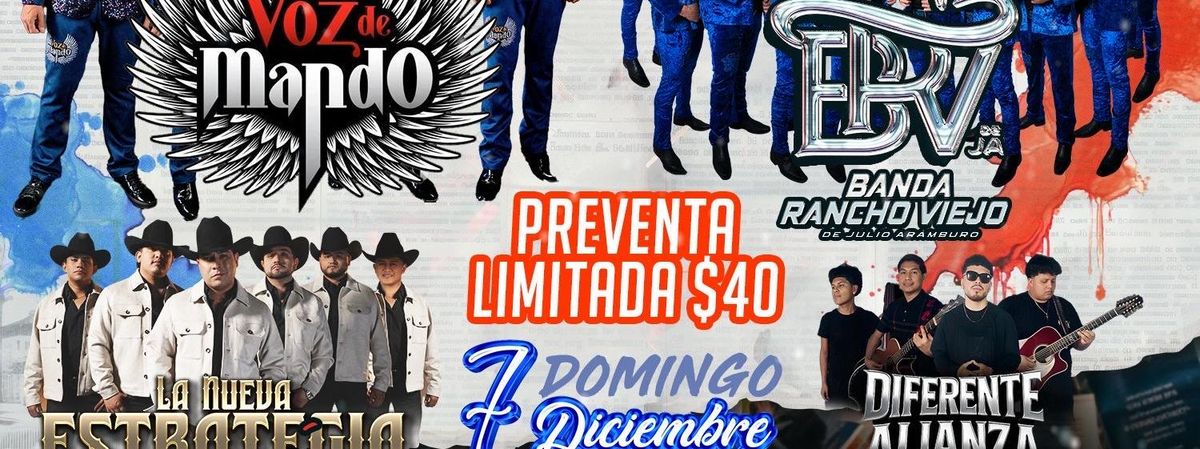 Voz de Mando y Banda Rancho Viejo , 7 December | Event in Columbus | AllEvents