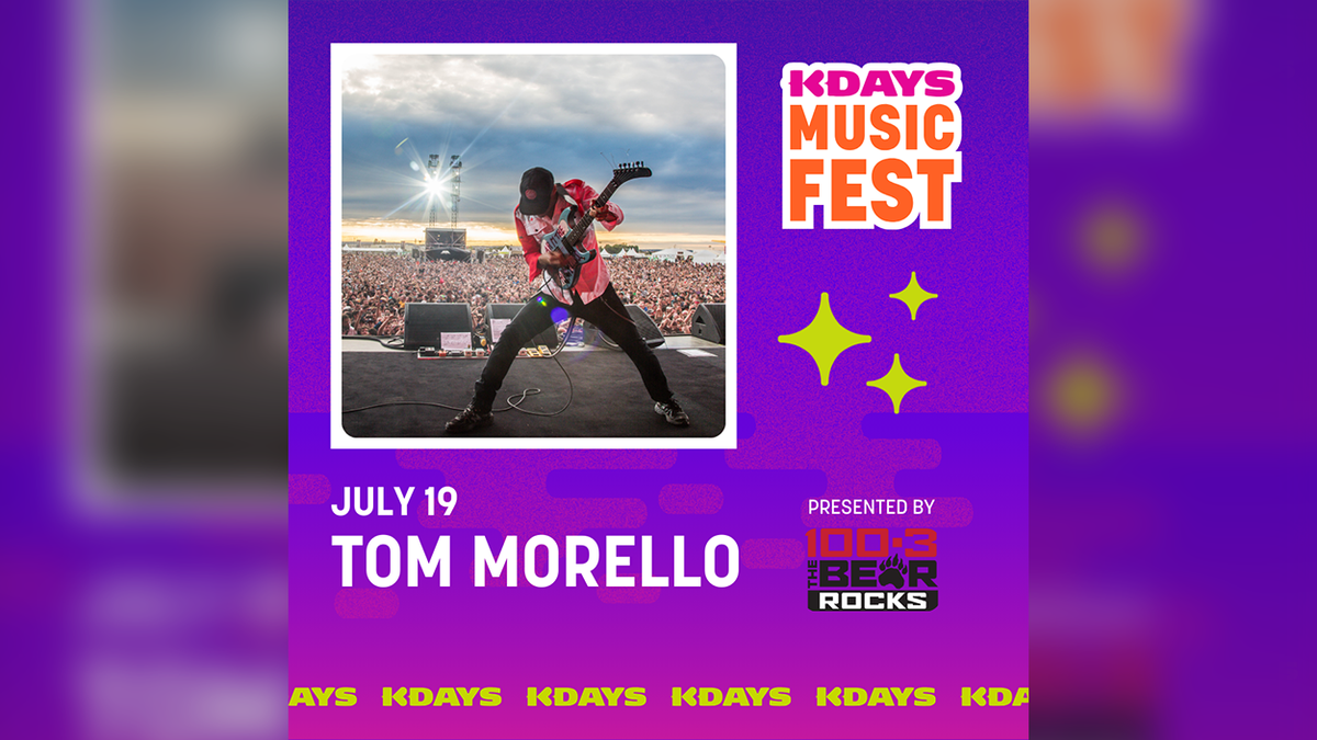 KDays Music Festival - Tom Morello at Edmonton EXPO Centre, 19 July | Event in Edmonton | AllEvents
