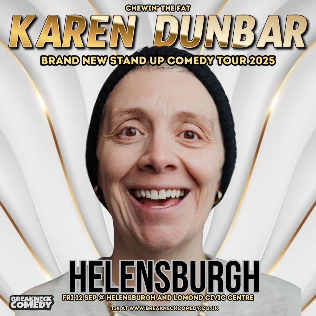 KAREN DUNBAR : Live, 12 September | Event in Helensburgh | AllEvents