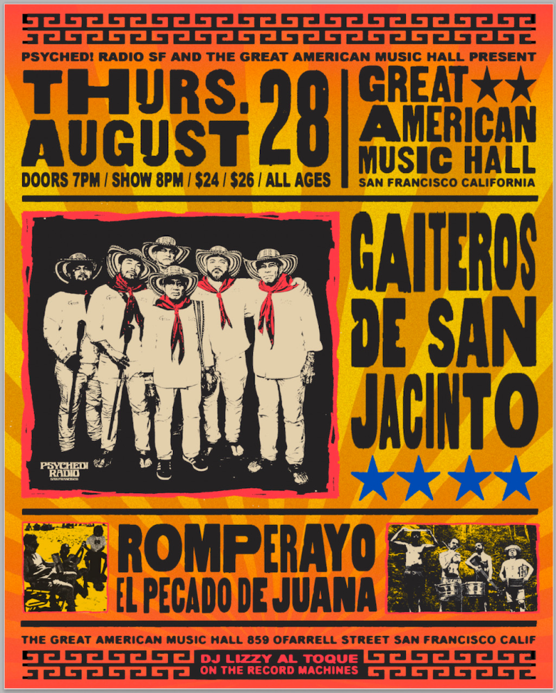 Los Gaiteros de San Jacinto at Echoplex, 29 August | Event in Los Angeles | AllEvents