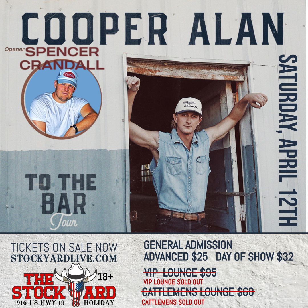 Cooper Alan (Concert Admission Only), 5 September | Event in Puyallup | AllEvents