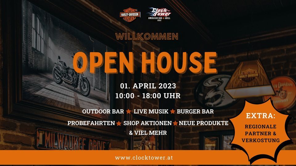 Open House Clocktower Harley Davidson Graz, Clocktower Harley Davidson Graz, April 1 2023