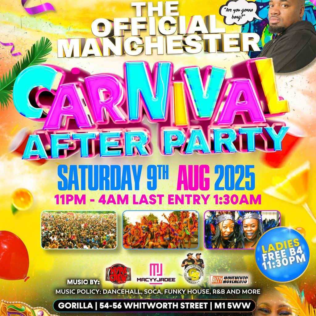 Manchester Carnival After party | Event in Manchester | AllEvents