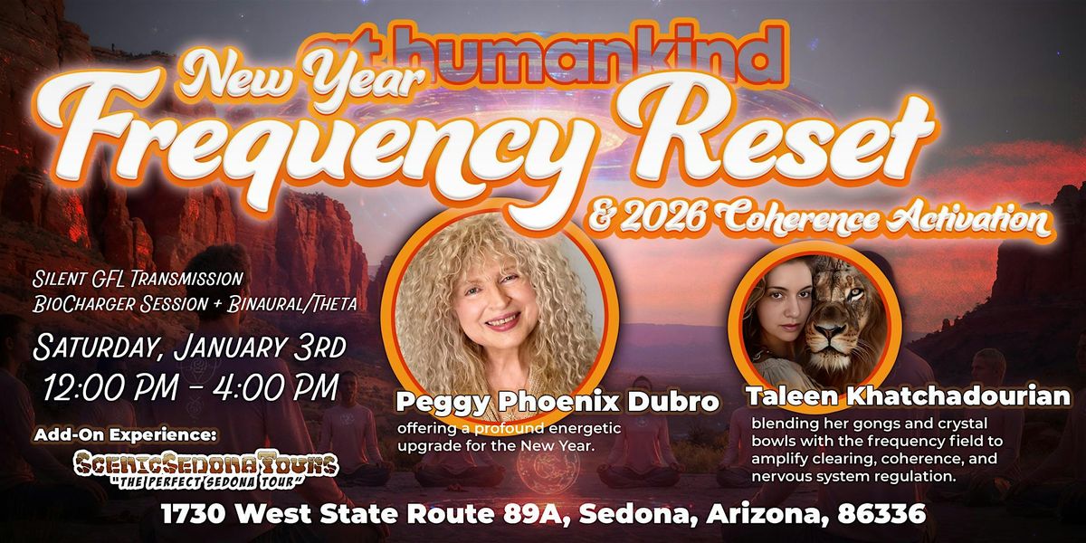 New Year Frequency Reset & 2026 Coherence Activation, 3 January | Event in Sedona | AllEvents