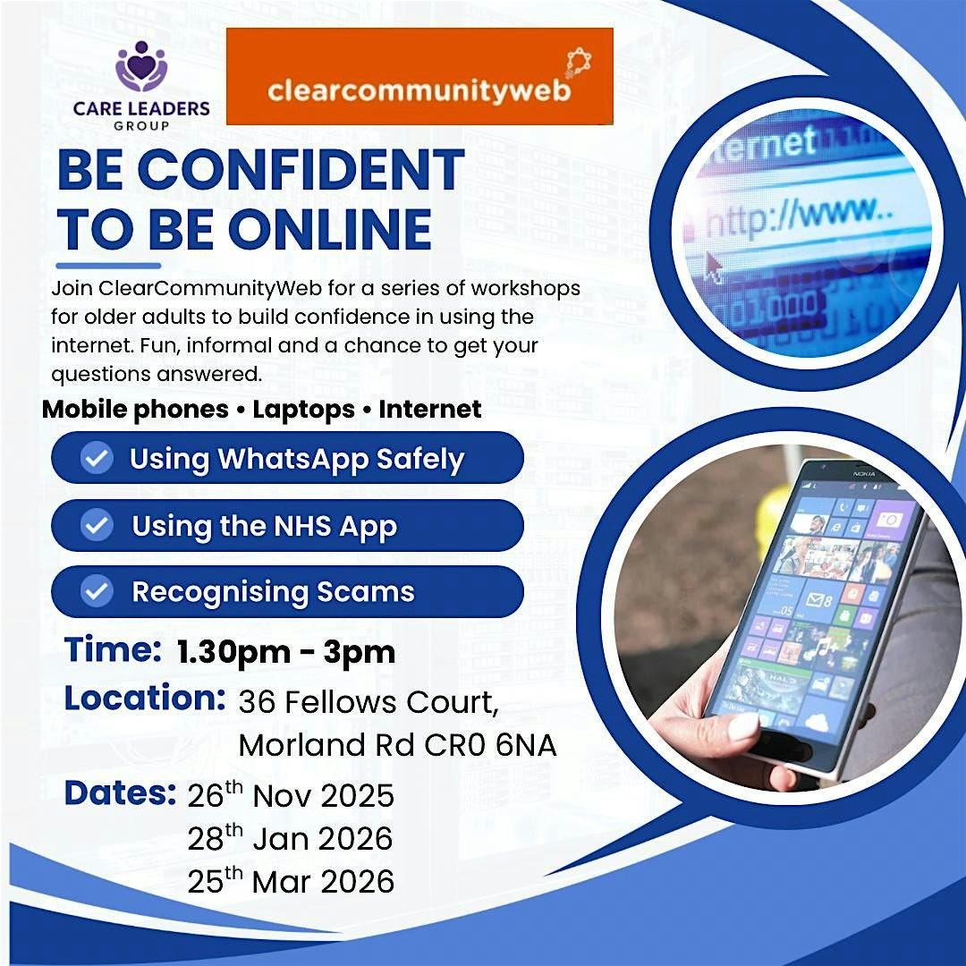 Be Confident To Be Online, 26 November | Event in Croydon | AllEvents