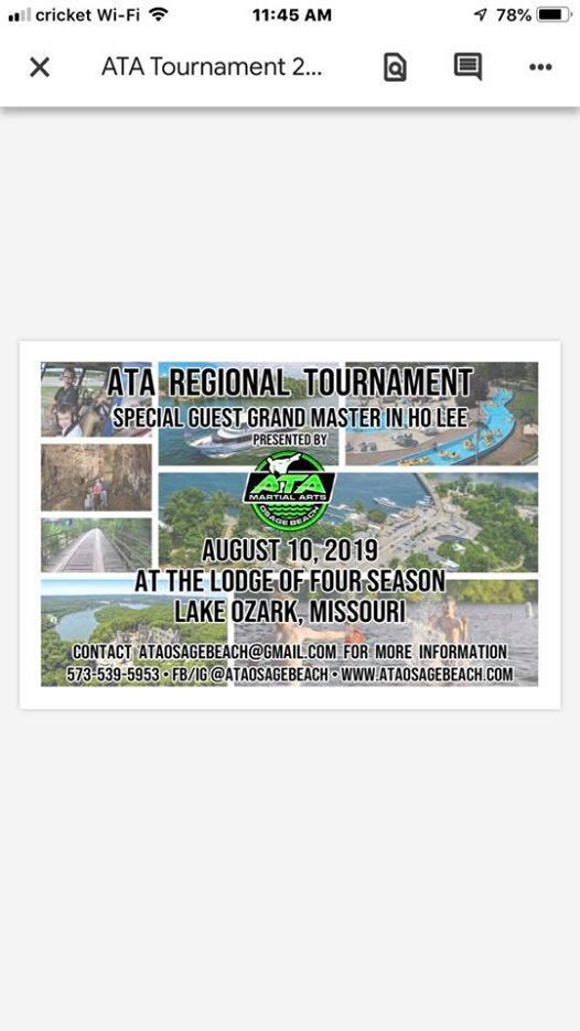 Lake of the Ozarks Regional ATA Tournament, The Lodge of Four Seasons