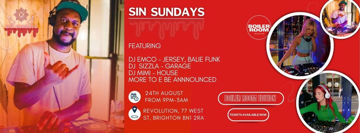 SIN SUNDAYS BANK HOLIDAY SPECIAL 😈, 24 August | Event in Brighton | AllEvents