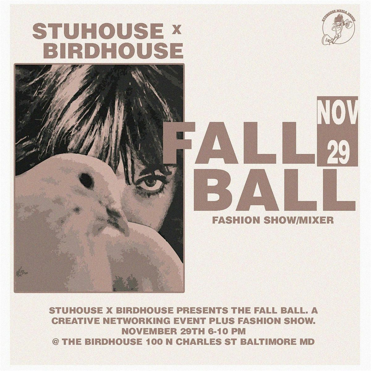 STUHOUSE X BIRDHOUSE FALL BALL, 29 November | Event in Baltimore | AllEvents